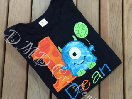 Monster Birthday Shirt, Little Monster Birthday Shirt For Sale