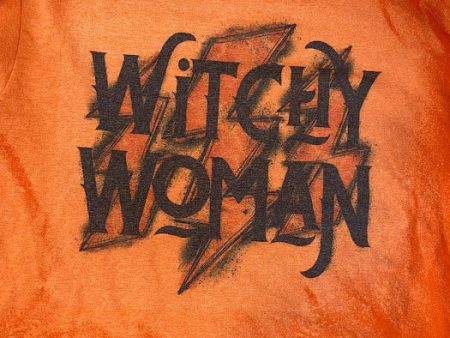 Witchy Woman Sublimation Bleached Shirt Cheap