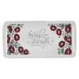 I Will Sing Of Your Mighty Strength Ceramic Cookie Plate - Psalms 59:16 For Discount