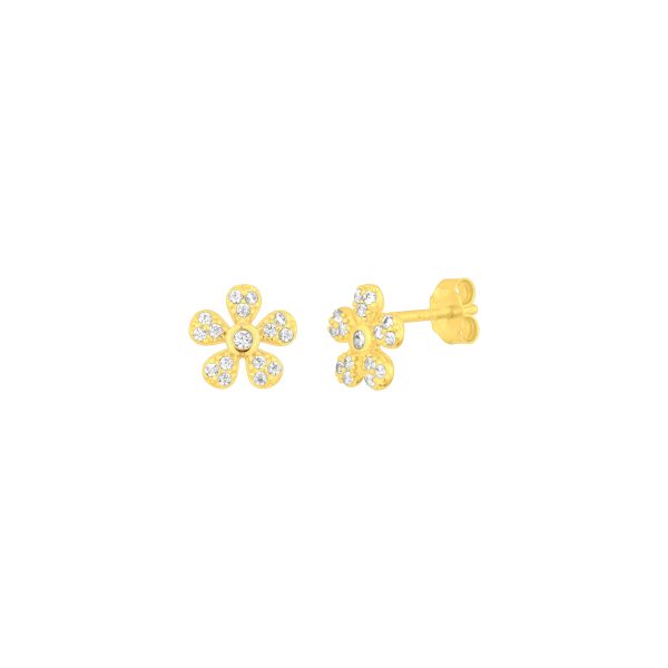 FLOWER STUDS GOLD Supply