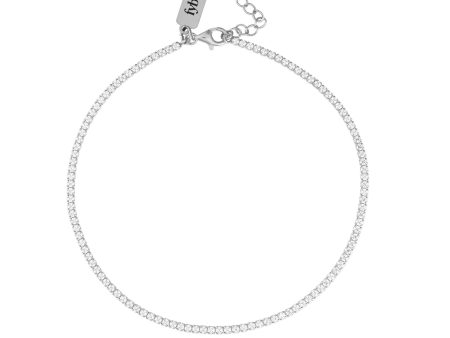 DIANA TENNIS ANKLET SILVER Online