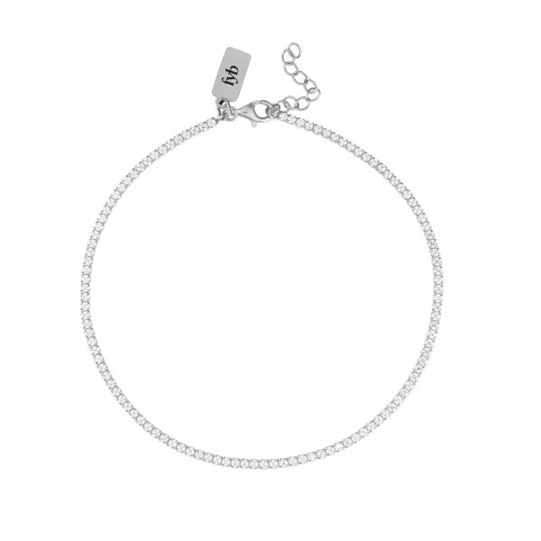 DIANA TENNIS ANKLET SILVER Online