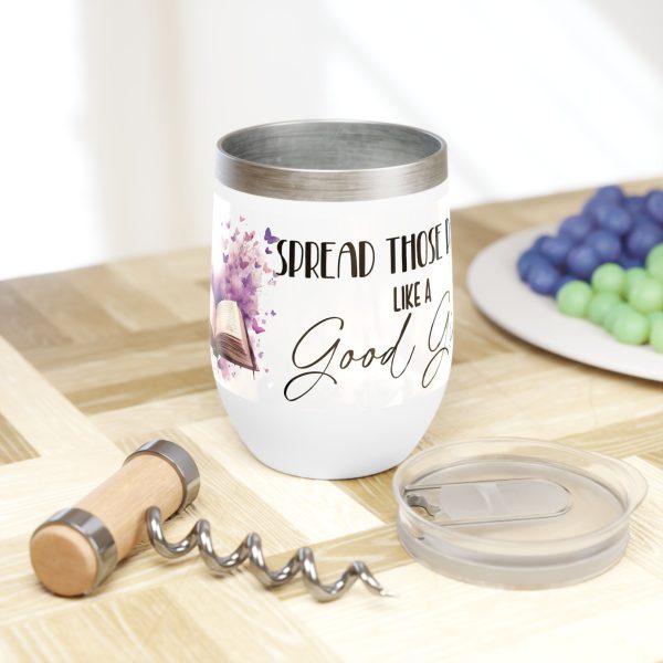 Spread Those Pages Like A Good Girl - Chill Wine Tumbler Online now