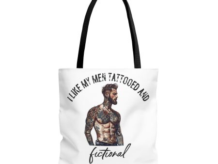 I Like My Men Tattooed and Fictional - Tote Bag Supply