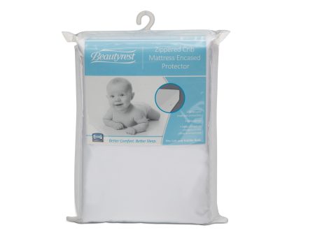 Beautyrest® Zippered Crib Mattress Encased Protector Sale