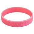 WWJD Pink Silicone Wristbands Online