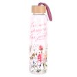 Far More Precious than Jewels Glass Water Bottle with Bamboo Lid Online Sale