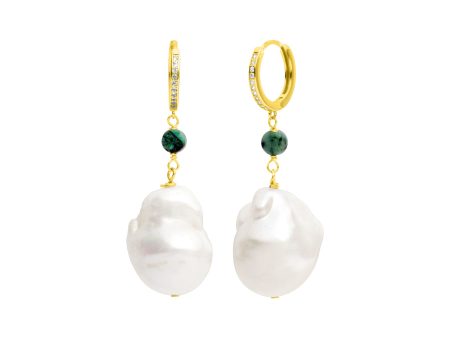 ANNETTE PEARL EARRINGS GOLD Online Hot Sale