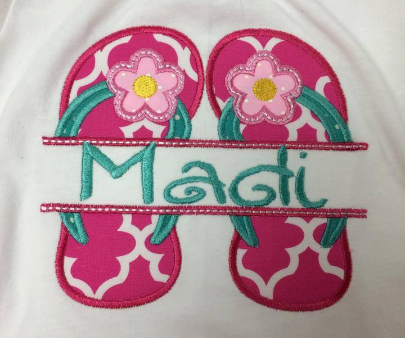 Flip Flop Split Shirt, Flip Flop Monogram Shirt , Flip Flop Split with name shirt on Sale