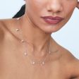 BROOKE BAGUETTE NECKLACE SILVER Online