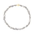 LEIGHTON PEARL NECKLACE DOVE GREY For Cheap