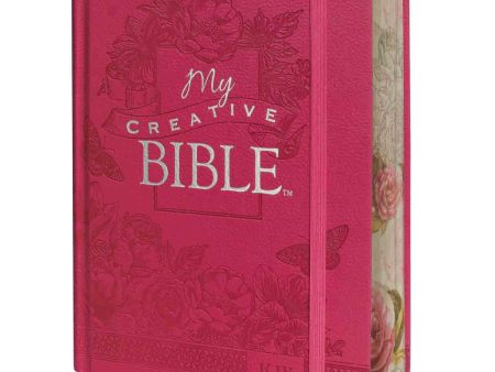 KJV Pink Faux Leather Hardcover My Creative Bible Supply