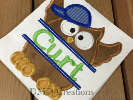 Owl with Baseball Cap shirt , Personalized Boy owl shirt Online Hot Sale