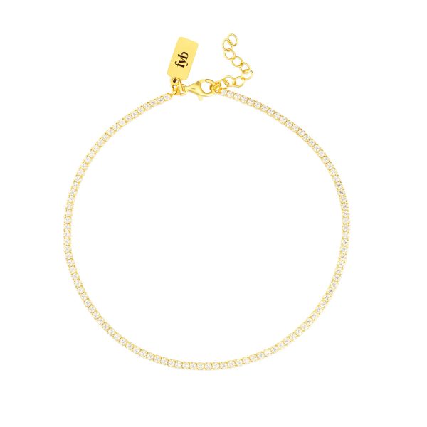 DIANA TENNIS ANKLET GOLD Online