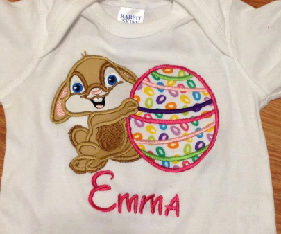 Bunny With Egg Shirt, Easter Bunny Shirt , Bunny With Colorful Egg shirt For Discount