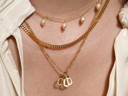 PERSONALIZED HEIRLOOM INITIAL NECKLACE on Sale