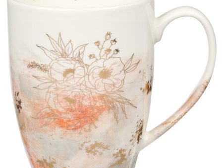 Brave Beautiful Blessed Floral Ceramic Mug Online