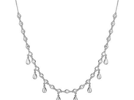 SADIE SHAKER NECKLACE SILVER For Discount