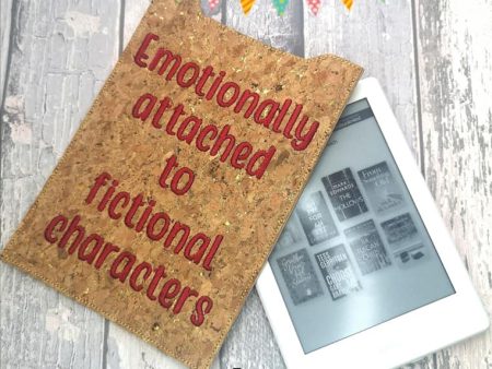 Emotionally attached to fictional characters Tablet Sleeve (7 sizes included) machine embroidery design DIGITAL DOWNLOAD Online Hot Sale