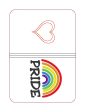 Pride Rainbow notebook cover (2 sizes available) machine embroidery design DIGITAL DOWNLOAD For Discount