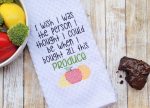 I wish I was the person I thought I could be when I bought all this produce machine embroidery design (4 sizes included) DIGITAL DOWNLOAD Online