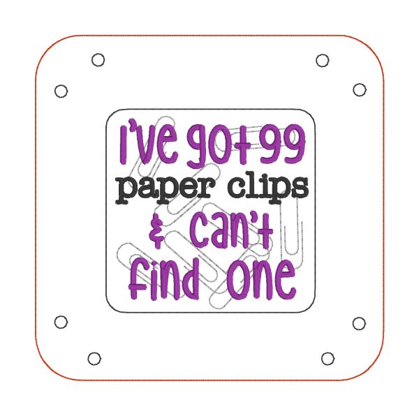 900 Wonder clips and can t find one ITH Tray (4 sizes included) machine embroidery design DIGITAL DOWNLOAD Discount