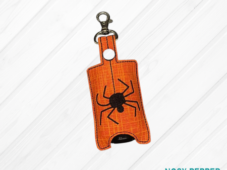 Spider Sanitizer case (for 1oz bottles, 5x7 hoop size) machine embroidery design DIGITAL DOWNLOAD Sale