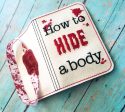 How to hide a body notebook cover (2 sizes available) machine embroidery design DIGITAL DOWNLOAD Online Hot Sale