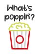 What s poppin ? Machine embroidery design includes sketch and applique version in 5 sizes DIGITAL DOWNLOAD Hot on Sale