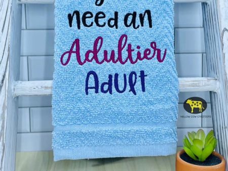 Adultier adult machine embroidery design (5 sizes included) DIGITAL DOWNLOAD For Sale