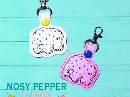 Elephant Cracker Snap tab (single and multi file included) machine embroidery design DIGITAL DOWNLOAD Hot on Sale