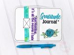 Gratitude List notebook cover (2 sizes available) machine embroidery design DIGITAL DOWNLOAD Hot on Sale