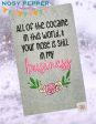 All of the cocaine in th world and your nose is still in my business machine embroidery design (4 sizes included) DIGITAL DOWNLOAD Online