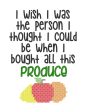 I wish I was the person I thought I could be when I bought all this produce machine embroidery design (4 sizes included) DIGITAL DOWNLOAD Online