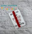 How to say F*ck you in a nice way notebook cover (2 sizes available) machine embroidery design DIGITAL DOWNLOAD on Sale